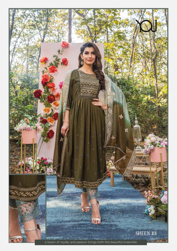 Wanna Sheen Naira Fancy Party Wear Wholesale Readymade Salwar Suits Catalog